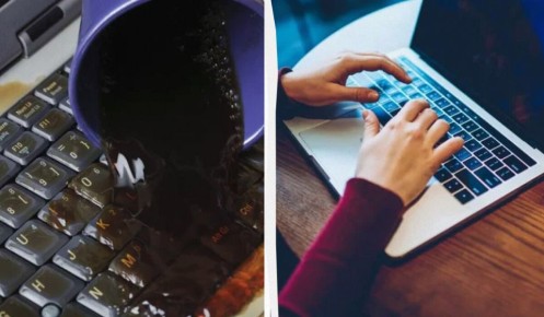 Что делать, если ваш ноутбук пострадал от пролившегося напитка