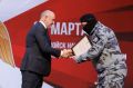 Глава КЧР Рашид Темрезов принял участие в торжественном мероприятии, посвященном 10-летию образования Федеральной службы войск национальной гвардии России и 215-ой годовщине образования войск правопорядка