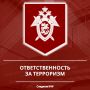 Следственное управление СК России по Карачаево-Черкесской Республике предупреждает об уголовной ответственности за терроризм