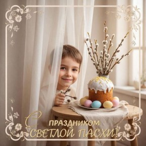 ПОЗДРАВЛЯЕМ ПРАВОСЛАВНЫХ ВЕРУЮЩИХ С ПРАЗДНИКОМ СВЕТЛОЙ ПАСХИ!