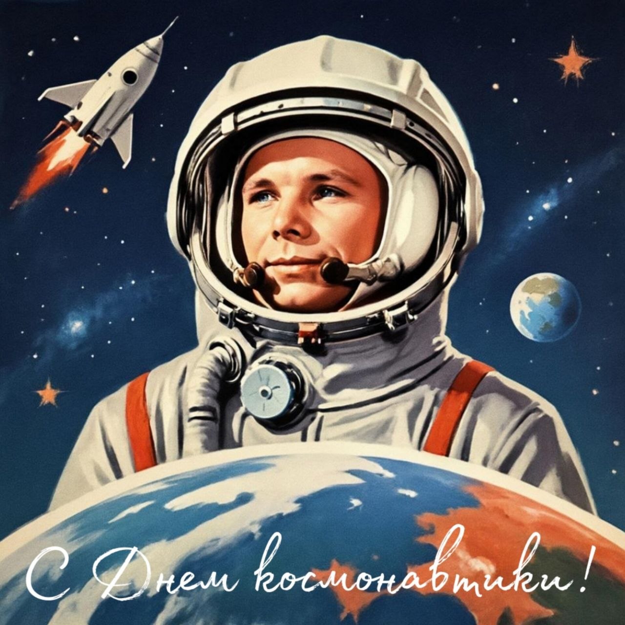 Сегодня мы отмечаем знаменательную дату — 65 лет с того дня, когда Юрий Гагарин впервые в истории человечества совершил полёт в космос