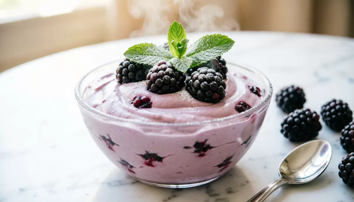 Нежный ежевичный крем, который превратит любой десерт в кулинарный шедевр