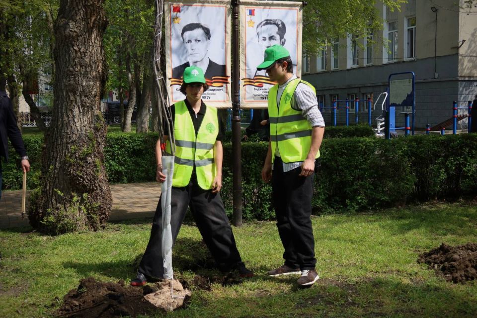 «Сад памяти»: еще 50 деревьев высадили в парке Победы в память о героях ВОВ «Сад памяти»: еще 50 деревьев высадили в парке Победы в память о героях ВОВ
