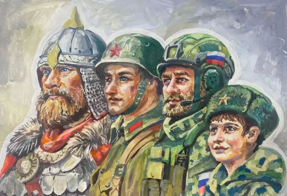 Рисунок жительницы Карачаево-Черкесской Республики станет коллекционной открыткой к Дню Победы