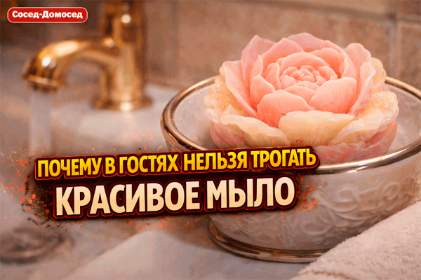 Почему красивое мыло в гостях становится объектом табу