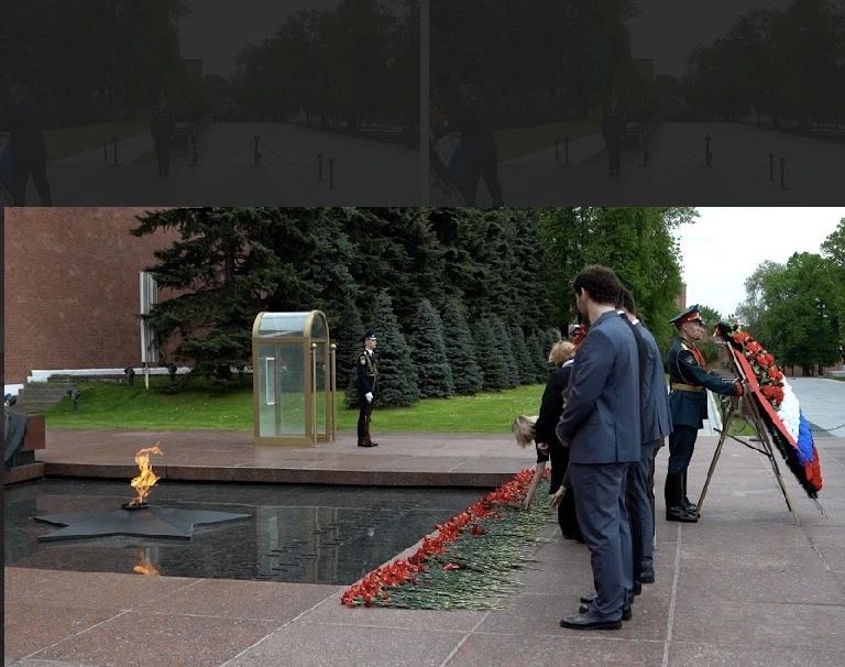 К 81-й годовщине Великой Победы сотрудники Постоянного представительства совместно с земляками, проживающими в г. Москве, почтили память миллионов погибших в годы Великой Отечественной войны и приняли участие в торжественной... К 81-й годовщине Великой Победы сотрудники Постоянного представительства совместно с земляками, проживающими в г. Москве, почтили память миллионов погибших в годы Великой Отечественной войны и приняли участие в торжественной...