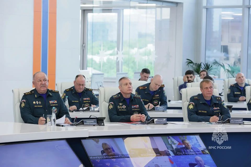Глава МЧС России Александр Куренков провел еженедельное селекторное совещание Глава МЧС России Александр Куренков провел еженедельное селекторное совещание