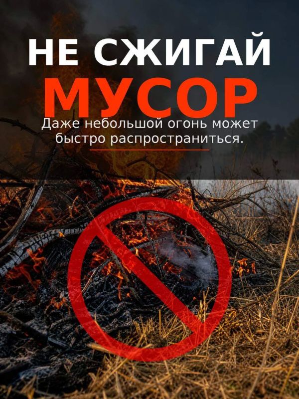Жаркая и сухая погода — время повышенной пожарной опасности Жаркая и сухая погода — время повышенной пожарной опасности