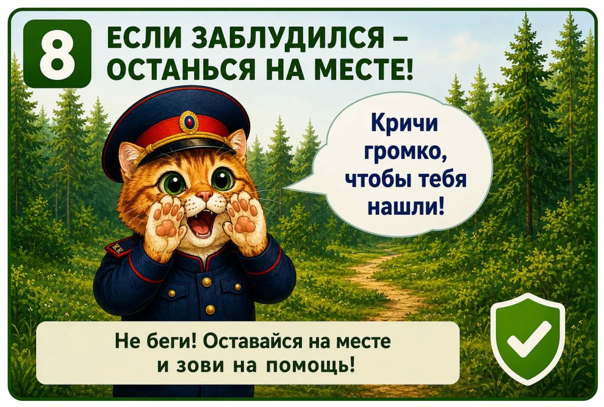 СК России разъясняет детям правила безопасного поведения в лесу СК России разъясняет детям правила безопасного поведения в лесу