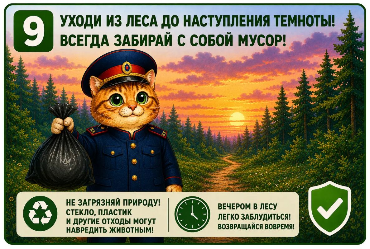 СК России разъясняет детям правила безопасного поведения в лесу СК России разъясняет детям правила безопасного поведения в лесу