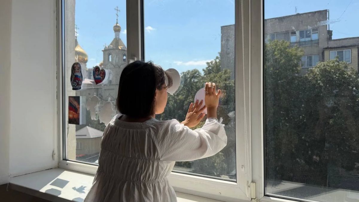 Акция «Окна России», посвящённая Дню Государственного флага Акция «Окна России», посвящённая Дню Государственного флага