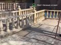 В парке «Зеленый остров», на ротонде, установили новые балясины - взамен поврежденных вандалами В скором времени здесь будут установлены камеры видеонаблюдения, которые будут фиксировать все действия на этом участке парка
