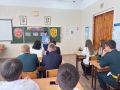 В День знаний работники Усть-Джегутинской межрайонной прокуратуры провели патриотические мероприятия со школьниками