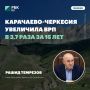 Рашид Темрезов: Карачаево-Черкесия увеличила ВРП в 3,7 раза за 15 лет