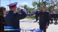 Сюжет ГТРК КЧР о торжественной церемонии принятия клятвы кадета учениками профильных кадетских классов СК России