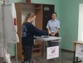 Сотрудники МВД по Карачаево-Черкесской Республике несут службу в местах голосования, обеспечивая порядок и безопасность