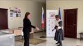 Атмосфера на одном из избирательных участках Хабезского района