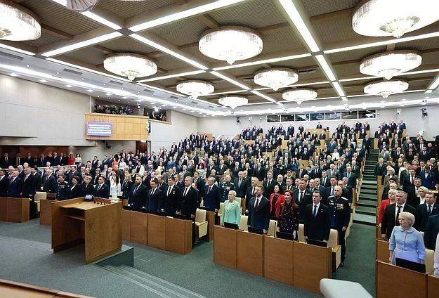 Сегодня состоялось торжественное первое заседание Государственной Думы Федерального Собрания Российской Федерации IX созыва Сегодня состоялось торжественное первое заседание Государственной Думы Федерального Собрания Российской Федерации IX созыва